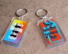 Acrylic key chain